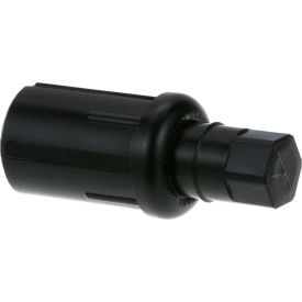 Insert, Hex Foot -Black, Plastic