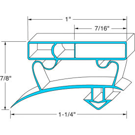 Gasket 25 1/2" X 53" For True Manufacturing