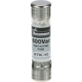 38-1430 13/32" x 1 1/2" 10A Fast Acting KTK-10 Glass Fuse - 600V