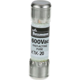 Allpoints 13/32" x 1 1/2" 20A Fast Acting Glass Fuse - 600V