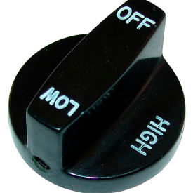 2" Broiler Burner Valve Knob (Off, Low, High)