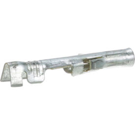 Allpoints Pin Connector; 1/8" Female Push-On; Straight Crimp End