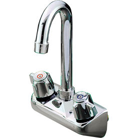 Backsplash Mount Faucet - With 6" Gooseneck