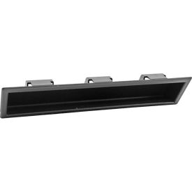 Pull, Recesed, Black, ABS Material, 7-7/16" Length, Fits Cres Cor