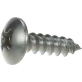 Sheet Metal Screw Box of 100, 6 x 1/2 inch, Round Truss Head, 18-8 Stainless Steel