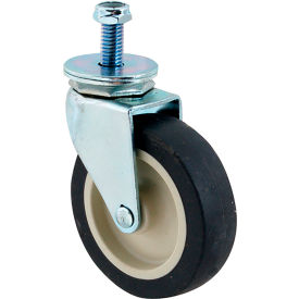Allpoints Caster, Swivel, 3/8-16Thd, Gray For Rubbermaid