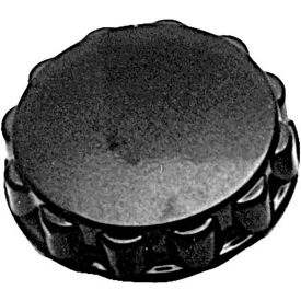 2 1/2" Fluted Black Knob