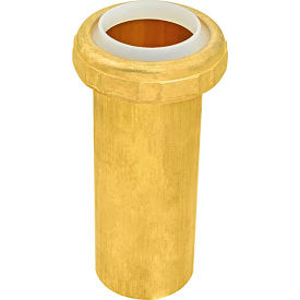 Tailpiece, 1.5"Npsx4"H, Brass