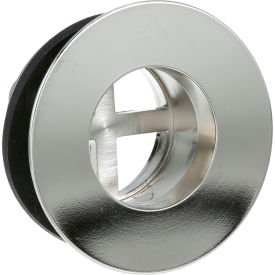 Nickel Plated Brass Sink Drain - 1 1/2" NPS; 1 1/2" Long; 2" Sink Opening