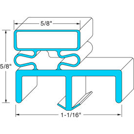 Door Gasket38 1/2" X 79" For Norlake Refrigeration