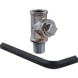 Tee, Rigid, Chrome, Leadfree For T&S Brass & Bronze Works