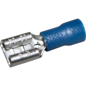 Tin Plated Copper Female Disconnect; 1/4" Tab; Wire Gauge: 14 - 100/Box
