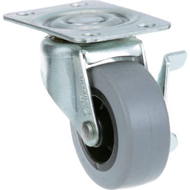 Caster, Swivel Plate, 2", with Brakes, for Frymaster