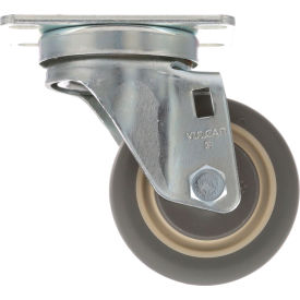 Plate Mount Caster3 Width 2-3/8 X 3-5/8