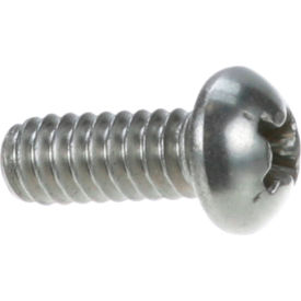 Stainless Steel Round Head 10-24 x 1/2" Phillips Machine Screw - 100/Pack