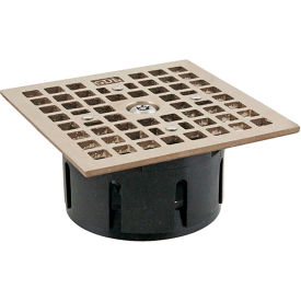 Drain Lock, Floor, 3.5", Sq, Zurn