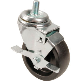 1481060 Caster, Stem, 4", 1/2-13X1"W/Brk, For True Manufacturing