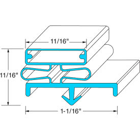Door Gasket 27-1/4" X 30-3/4" For Delfield