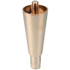 Allpoints 1191024 Leg, 6"H, Zinc Plated, Nickel Plated For Standard Keil