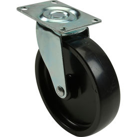 Caster, 6", Without Brake, Plate Swivel For Randell