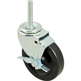 Caster, Stem, 4", 7/16-14, W/Brake