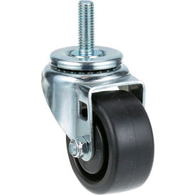 3" Swivel Threaded Stem Caster - 1/2"-13 x 1 1/2" Stem, 220 lb. Capacity