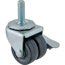 Allpoints Caster, Dual Wheel, 2", 1/2-13