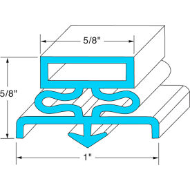 Allpoints 741309 Door Gasket Snap-In Magnetic