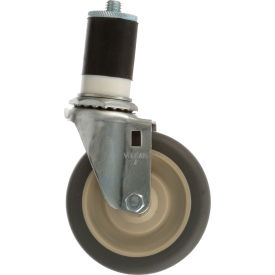 Swivel Stem Caster 4" W 1-5/8" OD Tubing