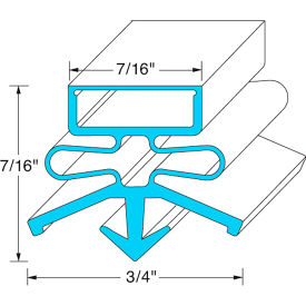 Door Gasket 31 1/2" X 60 1/2" For Continental Refrigerator