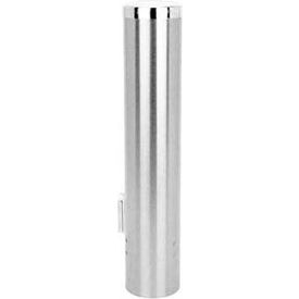 Water Cup Dispenser, Stainless Steel, Small For San Jamar