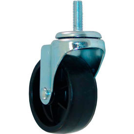 4" Swivel Threaded Stem Caster - 1/2"-13 x 1 1/2" Stem, 240 lb. Capacity