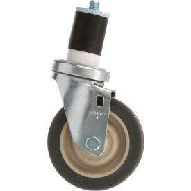 4" Swivel Stem Caster for 1 5/8" O.D. Tubing - 250 lb. Capacity
