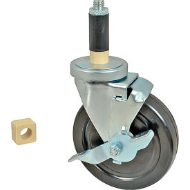 Caster 5 " Black Wheelwith Brake L (New Style)