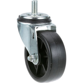 Allpoints Caster, Swivel, No Brake, 4" Diameter X 1-1/2", 1/2" X 1" Thread Size