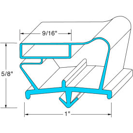 Drawer Gasket 7" X 28 13/16" For Beverage Air
