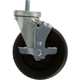 Caster, Stem, 5", 1/2-13X1" with Brake for True Manufacturing