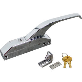 10 1/4" Door Latch with Lock and Strike - Offset Handle