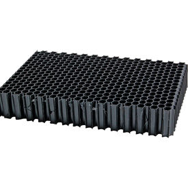 Diffuser, Hnycmb, 1"X4", 1/4, Blk