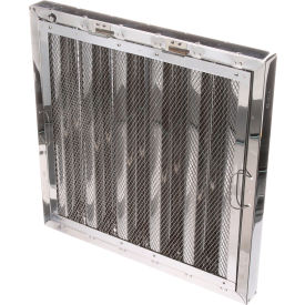 Hood Filter, Type6, Stainless Steel, 20X20 with Spark Arrestor, Bottom Bracket