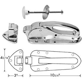 Allpoints Latch, Chrome, With Flush Strike/Iron Strike