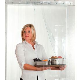 Allpoints Strip Curtain - Clear-Flex, 40"X 84", 8"
