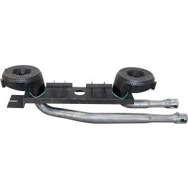 Cast Iron / Steel Open Top Burner Assembly - 19 1/2" Long