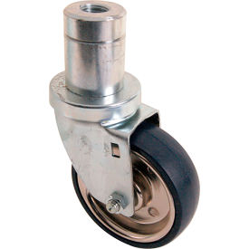 Caster, Stem, 4", Female Thread, Swivel