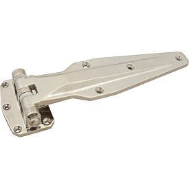 Hinge, 1-1/8" Offset, 13-1/8" Length, Stainless Steel