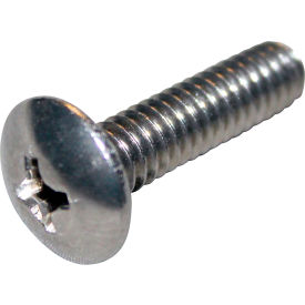 Stainless Steel Phillips Truss Head 1/4"-20 x 1" Machine Screw - 100/Box