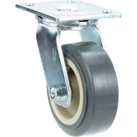 Allpoints 1201084 Caster, Plate (5", Gry) For Standard Keil