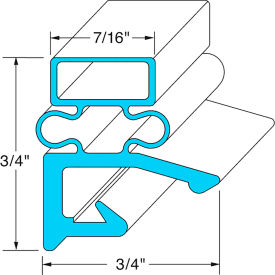 Allpoints 741104 Gasket, Door