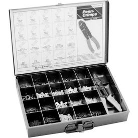 Insulated Terminal Kit; Crimping Cutting Tool; 500 Asst Terminals and Connectors