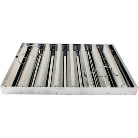 16"(H) x 20"(W) x 2"(T) Frameless Stainless Steel Hood Filter